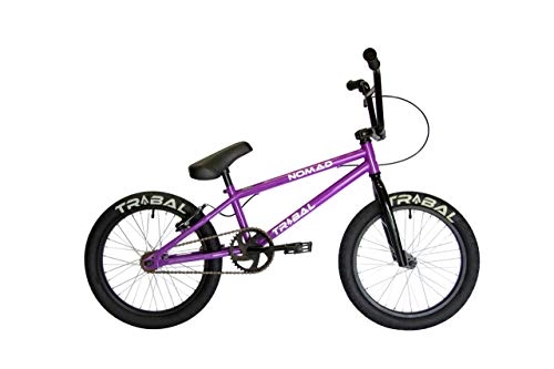 BMX : NOMAD Bicicleta BMX Tribal de 18" (morada)