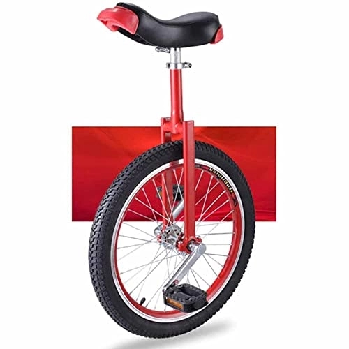 Monociclo : LJHBC Monorrueda 16" / 18" / 20" Monociclo del Entrenador de la Rueda, Ajustable Neumático Antideslizante Equilibrio de Ciclismo Uso para niños Principiantes Adultos Ejercicio Divertido(Size:20in)