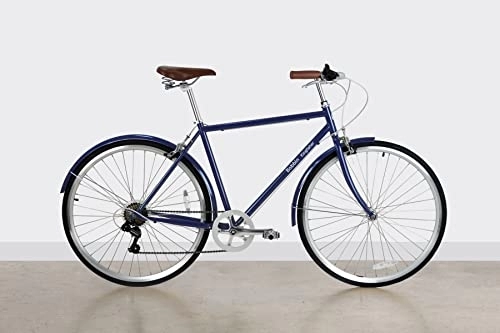 Paseo : Bobbin Kingfisher Commuter Bike Adulto Bicicleta Hombre Mujer Bicicleta Urban S / M Moody Blueberry (Neumáticos Negros)