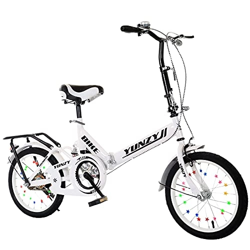 Plegables : Bicicleta Plegable para Adultos, 16 20 pulgadas Bike Sport Adventure - Bicicleta para joven, mujer Mountain Bike, Aluminio, Unisex Adulto / 16inch