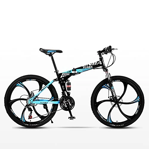 Plegables : Bicicleta Plegable Para Adultos, Bicicleta De Montaña De 24 Pulgadas, Velocidad Variable, Unisex Adulto, Mujer Mountain Bike / C24inch / 21speed