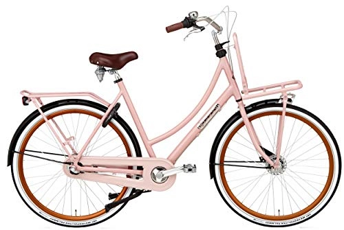 Cruiser Bike : Daily Dutch Prestige N3 RB 28 Inch 57 cm Woman 3SP Roller brakes Pink