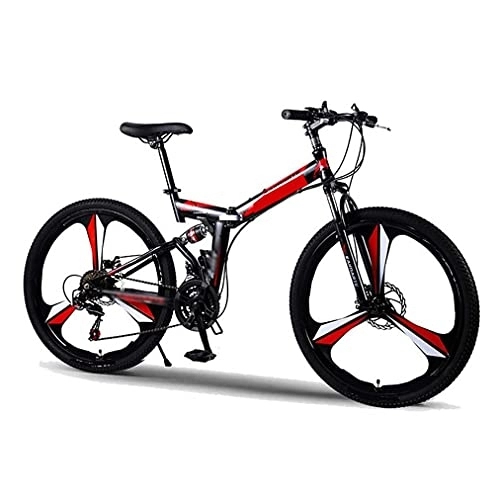 Folding Bike : COUYY Bicycle Mountain Folding Bike Male and Female Student Double Shock Absorption Speed Speed 24 / 26" 21 Speed, 26inch21Speed