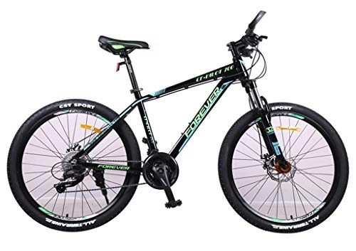 Mountain Bike : 26 Inch 27 Speed Mountain Bike Aluminum Alloy Frame For Adult Students Double Disc Brakes Are Available Soft Cushion Non-slip B