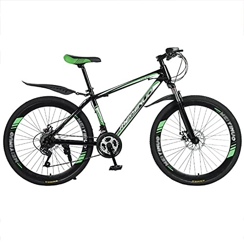 Mountain Bike : LiRuiPengBJ Children's bicycle 26 Inch Mountain Bike 21 Speed ​​Adults Mountain Trail City Bicycle Bold Suspension Frame with Dual-Disc Brake for Men and Women (Color : Style3, Size : 26inch24 speed)