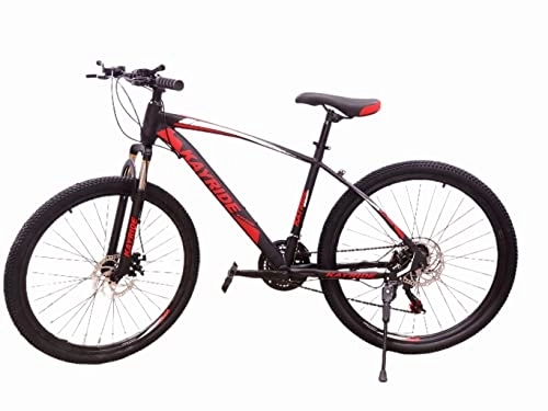 Mountain Bike : Mountain Bike Full Dual Suspension MTB 26" Wheel Disc Brake 21 Spd Red Adults and kids 10 / 11 yeras and over