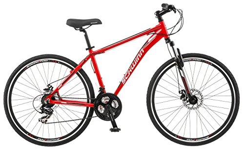 Mountain Bike : Schwinn GTX 2.0 700c Men's Dual 18 Sport Bike, 18-Inch / Medium, Red
