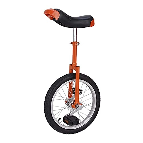 Unicycles : aedouqhr Girl Woman Unicycle Bike, 16 / 18 / 20 inch Skidproof Tire Exercise Fitness Balance Cycling for Adult / Big Kid / Beginner / Trainer, Alloy Rim, 46Cm(18Inch)