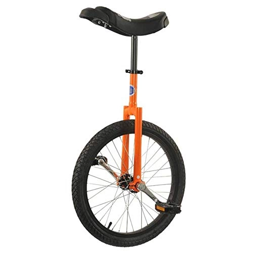 Unicycles : Azyq 20" Unicycles for Kids Adults Teenagers Beginner - Height Adjustable Skidproof Mountain Tire Balance Cycling Exercise Bike Bicycle, Orange, 20 inch