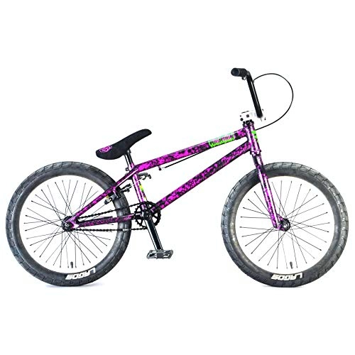 BMX : Mafiabikes 18 Zoll BMX Bike MADMAIN Verschiedene Farbvarianten Harry Main (Purple Splatter)