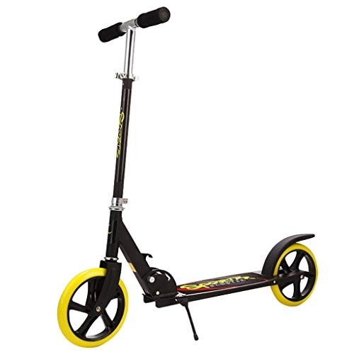 Electric Scooter : Commuter Scooter, Fashion Scooter, Adult Folding Two-wheeled Scooter, 20CM Large Wheels, Adjustable Height (non-electric)