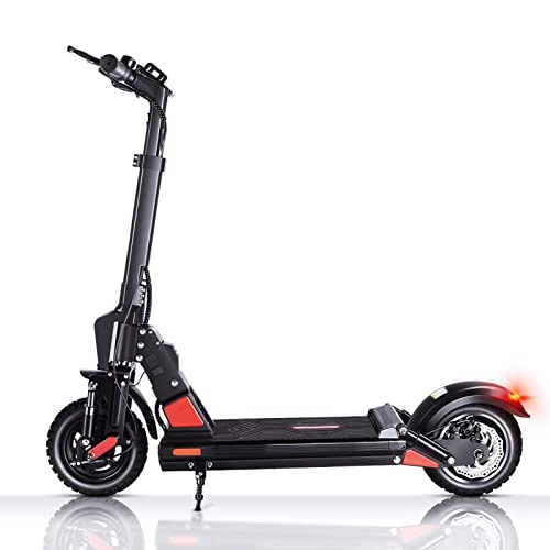 Electric Scooter : Electric Scooters Adults 48V 13Ah Folding E Scooters Adult electric scooter with 10 inches Pneumatic Tires - C1 Pro