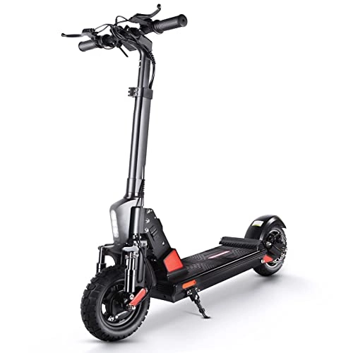 Electric Scooter : Electric Scooters Adults,  Long Range, 48V13Ah Folding electric scooter and Electronic Horn, LED Turn Signal,  10 inches Pneumatic Tires -C1 Pro