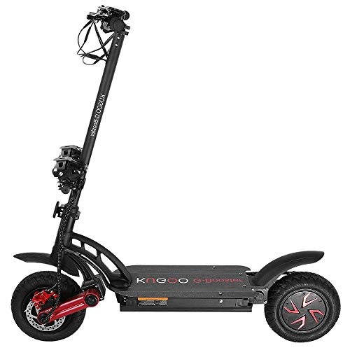 Electric Scooter : ELLBM KUGOO G-BOOSTER Electric Scooters with Seat, Folding Electric Scooter with Dual 800W Motor - 3 Speed ​​Modes - Max 55km / h - LCD - 2 Front Bright Light - 10 Inch Tire