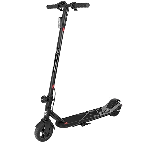 Electric Scooter : EVO Electric VT3 Scooter With Lithium Battery | Lithium E-Scooter | 250W Motor, 24V, Top Speed 18-18KM / H, Max Weight 100KG | Folding E-Scooter For Adults And Teenagers 14+ (Black)