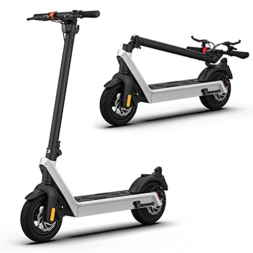 Electric Scooter : Folding Electric Scooters Adults, SUV Off Road Electric Scoote with 500W Motor Up To 40Km / H, Max Long-Range 65Km, 36V / 15.6Ah Removable Lithium Battery, 10" Vacuum Tire