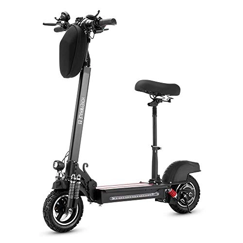 Electric Scooter : isinwheel Electric Scooter, 600W Motor Foldable Scooter, Up to 45kmH, 10 inch Solid Tires, LCD Display Screen, 40km Mileage E-scooter, Commuter Electric Scooter for Adults