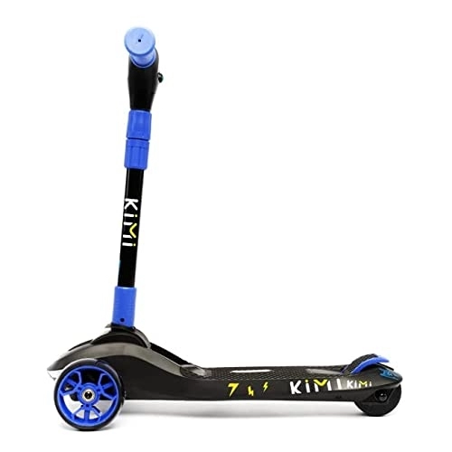 Electric Scooter : Kimi ICON - Electric Scooter for Kids Ages 5-9 with LED Lights Foldable Boys Girls Electric Scooter for Teens 2022 Design 5 60W 22.2V 2.5Ah (Blue)