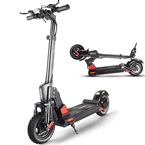 Electric Scooter : YX-ZD Adult Electric Scooter with Seat, Electric Scooter Fast Scooter, Foldable E-Scooter Adults Electric Commuter Scooter, 500W Motor, Max Speed 45 Km / H