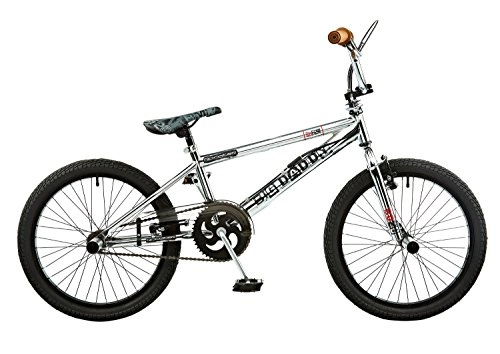 BMX : 20 'BMX Rooster Big Daddy Spoked Special Edition Rotor Pegs 20 "Tube supérieur, chrom