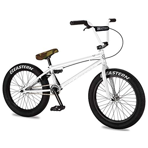 BMX : Eastern Bikes Traildigger Vélo BMX 20 Pouces Cadre en Chromoly Complet (Blanc)
