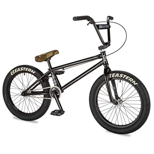 BMX : Eastern Bikes - Tête de pelle BMX, 50, 8 cm, cadre chromoly entièrement léger, fourches et barres (Noir)