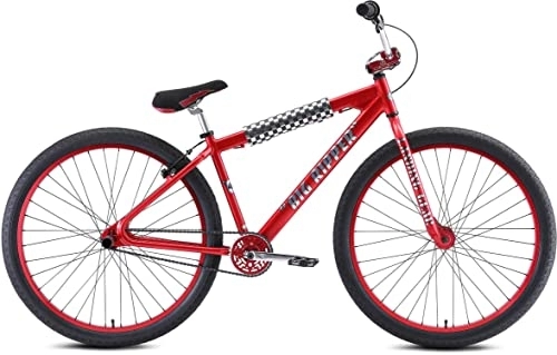 BMX : SE Bikes Big Ripper Wheelie Bike Vélo 29" pour adultes et adolescents à partir de 165 cm BMX Vélo de cascade (rouge ano)