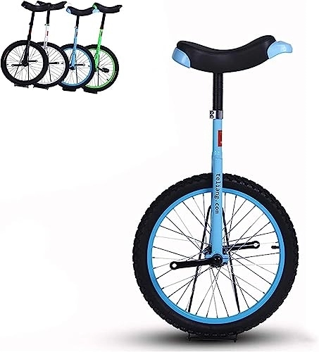 Monocycles : ErModa Monocycle à Roues for Enfants / garçons / Adolescents de 12 Ans, adapté au monocycle de 20 Pouces for Adultes / Hommes / pères (Color : Blu, Size : 20inch)