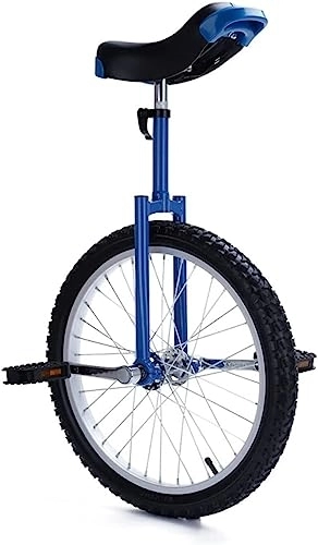 Monocycles : FOXZY Vélo d'équilibre à Une Roue Vélo d'exercice en Plein air Vélo de Montagne Siège d'exercice de Fitness Rouge 18 Pouces (Color : Blu, Size : 24inch)