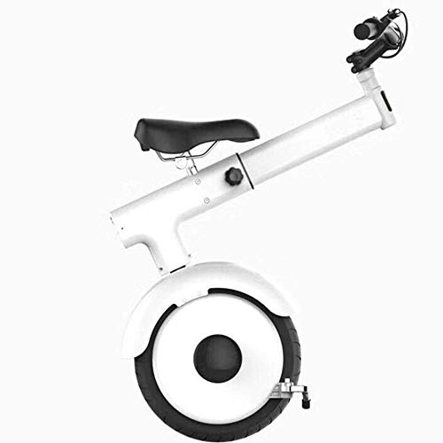 Monocycles : HLL Scooter, Scooter lectrique intelligent, une roue auto quilibrage Scooters 800W lectrique pliant monocycle Scooter, avec systme de freinage, blanc