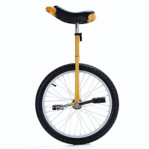 Monocycles : Monocycle 16" / 18" / 20" pour entraîneur Enfant Adulte, monocycle d'entraînement pour Enfants réglable en Hauteur, Pneu de Montagne en butyle antidérapant, Exercice de vélo d'équilibre