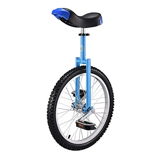 Monocycles : Monocycle 20 Pouces pour Enfants Bleu, vélo Amusant d'exercice d'équilibre à Une Roue pour Adultes Adolescents Hommes garçon, Montagne en Plein air