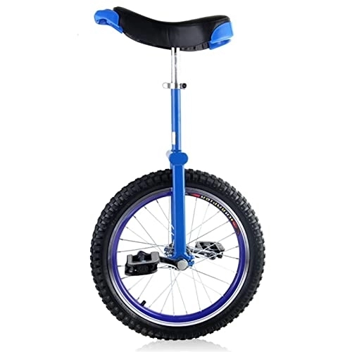 Monocycles : Monocycle de Roue 20 / 24 / pouces pour Adultes débutants, Cadeau pour Enfants, étudiants, garçons, vélo d'équilibre, avec Jante en Alliage et Pneu en butyle étanche, pour des Exercices Amusants, A, 16