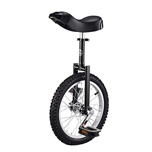 Monocycles : Monocycle pour Les Enfants et Les Adultes Monocycle à roues de 16 pouces avec siège de selle confortable, pour l'entraînement à l'équilibre, vélo de route, vélo de rue, charge de 150 kg / 330 lb