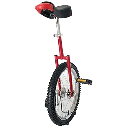 Monocycles : Monocycle pour Personnes de Grande Taille / Enfants / Adultes, débutant débutant Uni-Cycle Sports de Plein air Balance Cycling (18" Red)
