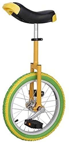 Monocycles : Monocycle Vélo Monocycle avec Pneus Agrandis Et Élargis Conception De Coussin Ergonomique De Monocycle De Roue (20 Pouces)