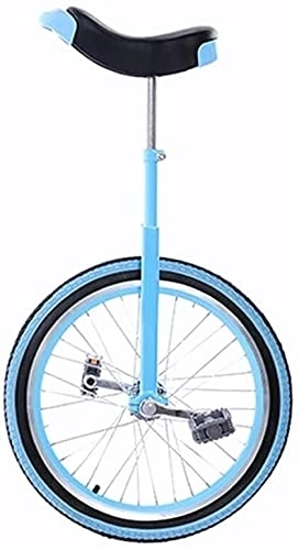 Monocycles : Monocycle Vélo Monocycle Sûr Et Stable Roue Monocycle, avec Siège Réglable Adulte Formateur Monocycle (Bleu 16 Pouces)