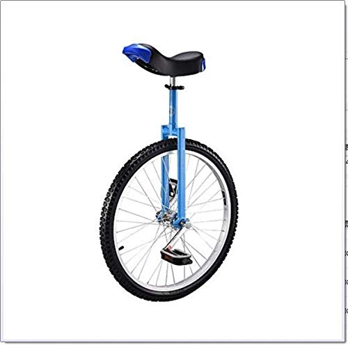 Monocycles : MYJ Roue Monocycle Empresque Butyl Tire Roue Vélo Sports de Plein air Fitness Exercice Santé, Balance à Roue à Roue à vélo, Voyage, Voiture acrobatique 24", Bleu