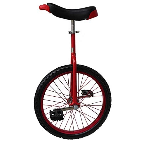 Monocycles : Parfait Starter Débutant Uni-Cycle Grand 20" / 24" Adulte Monocycle pour Hommes / Femmes / Grands Enfants, Petit 14" / 16" / 18" Roue Monocycle pour Enfants Garçons Filles, 18