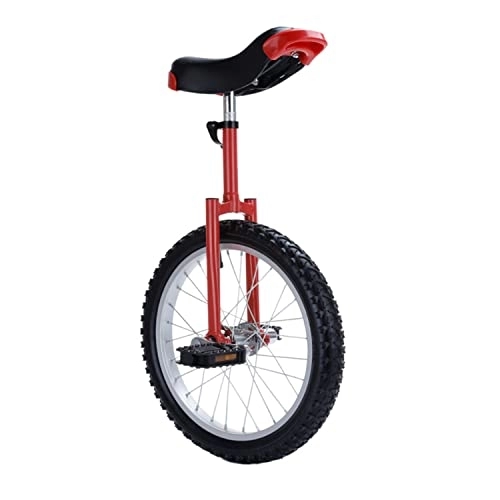 Monocycles : Roue monocycle compétition de vélo Roue Unique vélo d'équilibre vélo Sports de Plein air VTT Fitness Exercice (Rouge 20 Pouces)