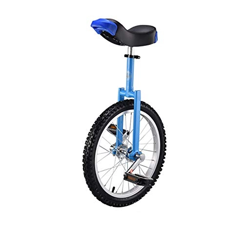 Monocycles : TWW Monocycle Vélo Enfant Adulte 16 Pouces Roue Unique Acrobatique Équilibre Vélo Multi-Couleur Sport Vélo Monocycle Équilibre Vélo, Blue 20 inches