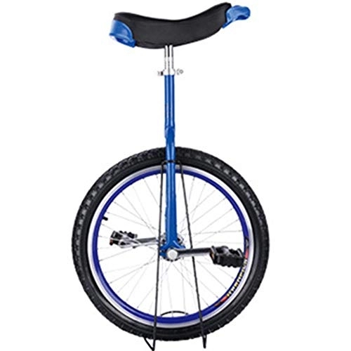 Monocycles : WHR-HARP Monocycle Adulte, Monocycle de Vélo D'équilibre, avec Pneu Extra épais de Jante en Alliage, Hauteur Réglable, pour Les Sports de Plein Air, Blue-24inches