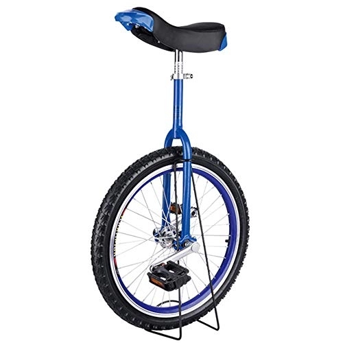 Monocycles : WHR-HARP Monocycle / Vélo à Une Roue Hauteur Réglable, Pneus de Montagne équitation Exercice D'auto-équilibre équilibre Vélo équitation Sports de Plein Air Exercice de Remise en Forme, Blue-16inches