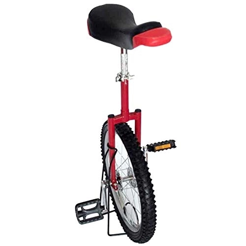 Monocycles : Yisss Monocycle pour Les Enfants et Les Adultes Monocycle à Roues 16 / 18 / 20 / 24 Pouces pour Personnes de Grande Taille / Enfants / Adultes, débutant débutant Uni-Cycle Sports de Plein air, Rouge