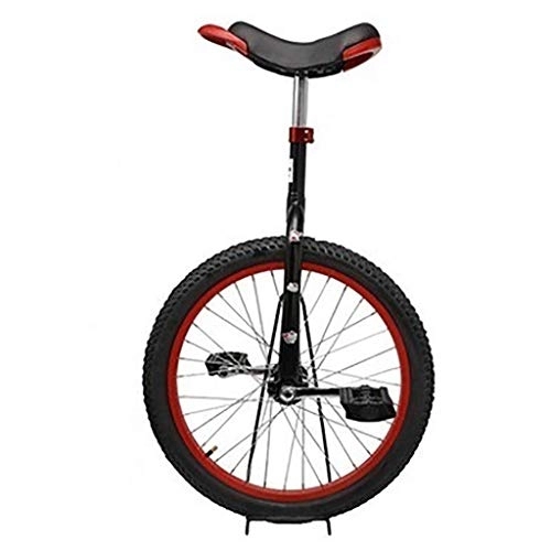 Monocycles : ZSH-dlc Freestyle monocycle 20 Pouces vélo équilibre réglable en Hauteur Adulte Seul Enfants Roue vélo, Cadeau d'anniversaire / Cadeau de Noël, 3 Couleurs (Color : B)