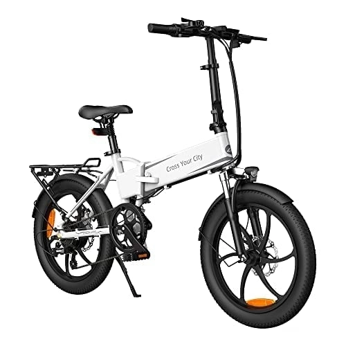 Vélos électriques : A Dece Oasis ADO A20 XE Vélo Pliant électrique pour Adulte | Vélo électrique Pedelec 20", Moteur 250 W, Batterie 36 V / 10, 4 Ah, 25 km / h, vélo électrique pour Homme et Femme, jusqu'à 35 à 90 km