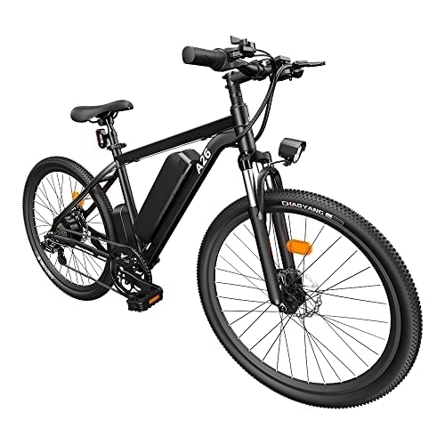 Vélos électriques : ADO A26 Vélo électrique Ebike, VTT 26 Pouces avec Batterie Amovible 36 V / 12, 5 Ah / 7 Vitesses / E-VTT / Vitesse maximale 25 km / h / Charge kilométrique jusqu'à 70-100 km