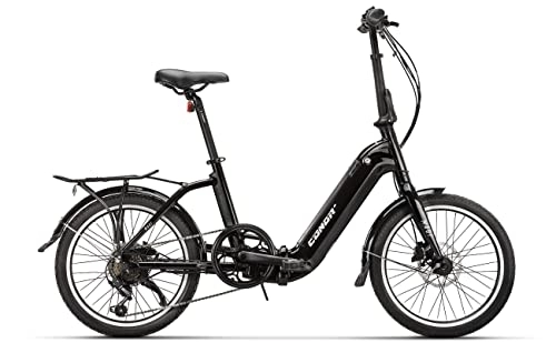 Vélos électriques : Conor Maui E-Folding 20" Vélo Pliant électrique Mixte, Noir, L