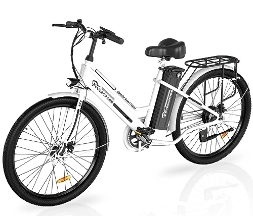 Vélos électriques : EVERCROSS EK8S Velo Electrique Adultes, Vélo Electrique de 26'' avec Assistance au Pédalage - Moteur 250W, Batterie 36V 12Ah, 15 / 20 / 25KMH, Charge Max de 120kg, E-Bike de Montagne pour Femmes et Hommes