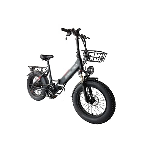 Vélos électriques : HESND ddzxc Vélo électrique hybride électrique pliable homme femme vélo électrique 4.0 gros pneu neige vélo de montagne électronique